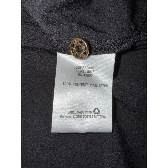 Jaclyn Smith Collection Women Long Sleeve Gold Button Down Black Shirt Size XXL - Picture 7 of 8